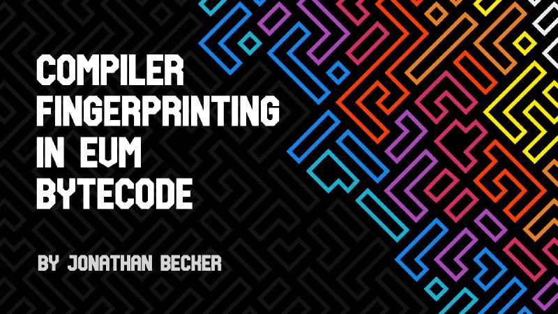 Compiler Fingerprinting in EVM Bytecode
