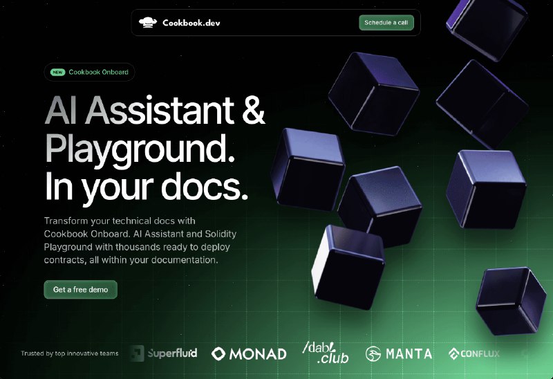 Cookbook Onboard: AI Assistant & Solidity Playground