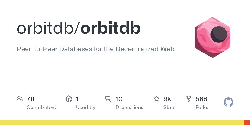 GitHub - orbitdb/orbitdb: Peer-to-Peer Databases for the Decentralized Web