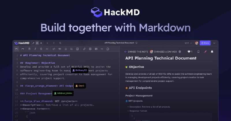 HackMD: Your Collaborative Markdown Workspace for Knowledge Sharing