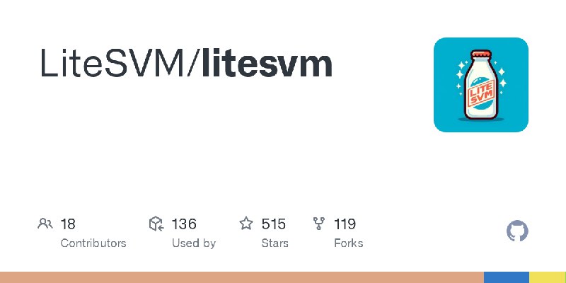 GitHub - LiteSVM/litesvm