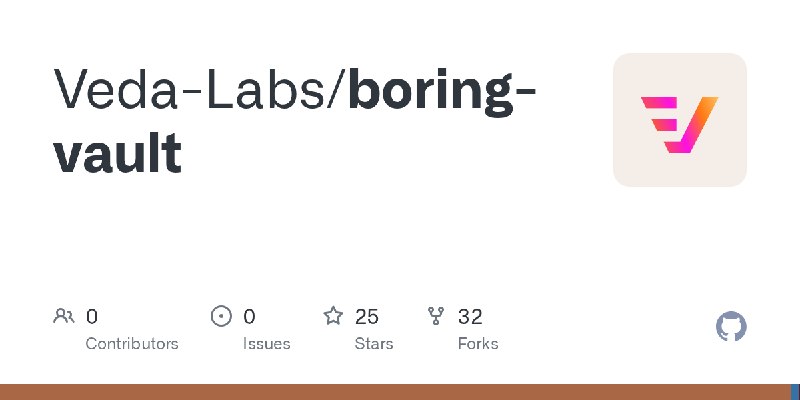 GitHub - Veda-Labs/boring-vault