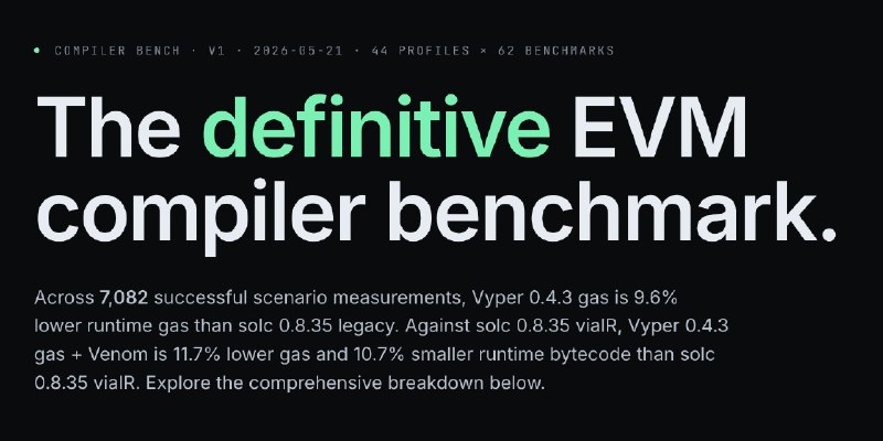 EVM Compiler Bench v2