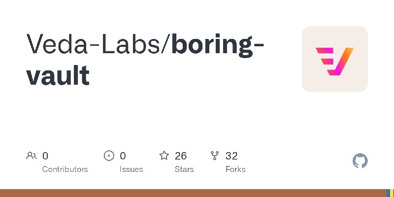 GitHub - Veda-Labs/boring-vault